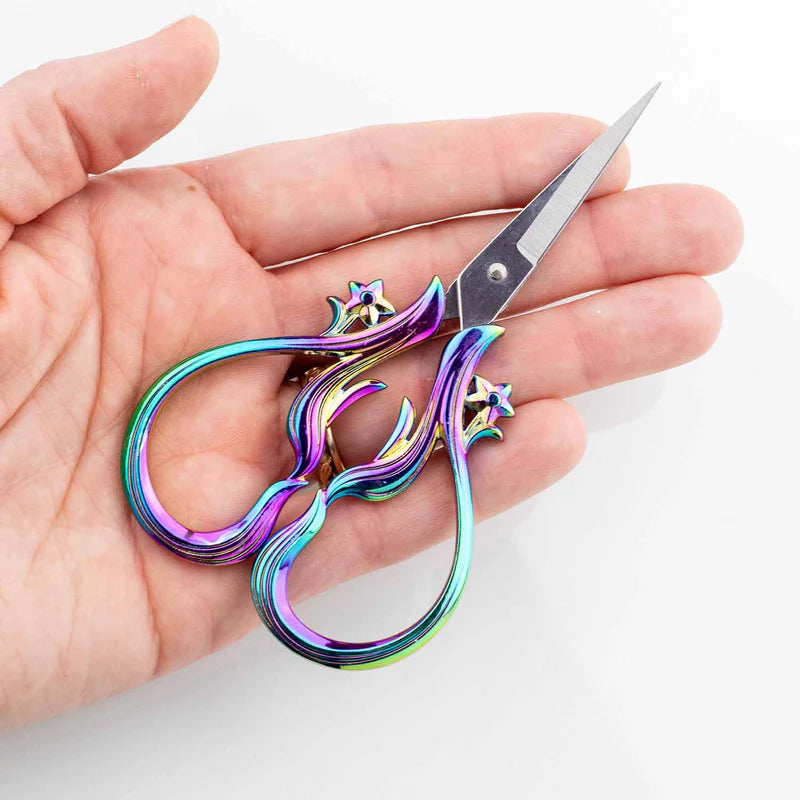 Star Dust Rainbow Embroidery Scissors