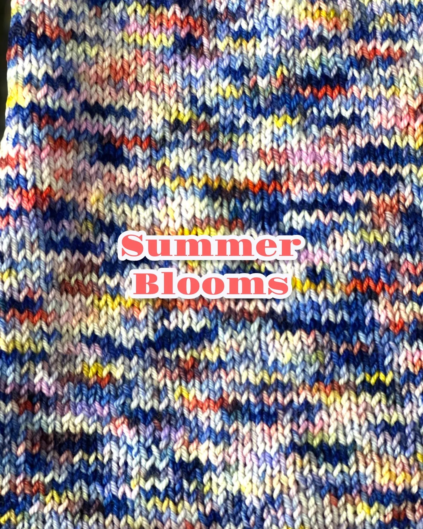 Summer Blooms by Yarnette Hand Dyed Yarns