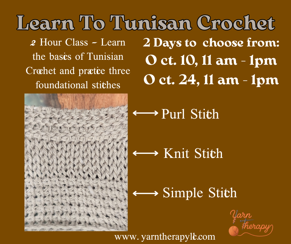 Learn To Tunisian Crochet
