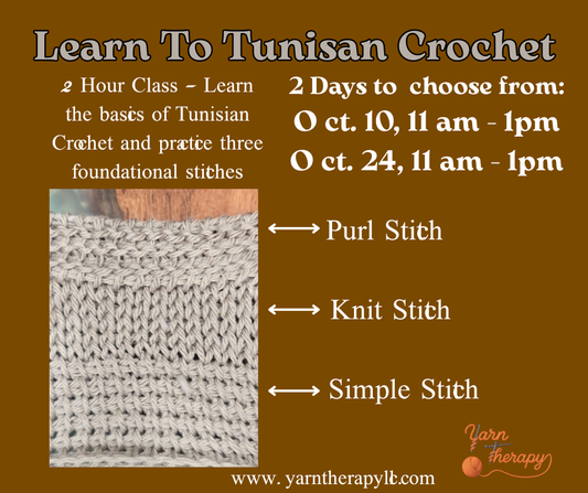 Learn To Tunisian Crochet