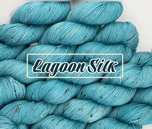 Lagoon Silk by Yarnette Hand Dyed Yarns