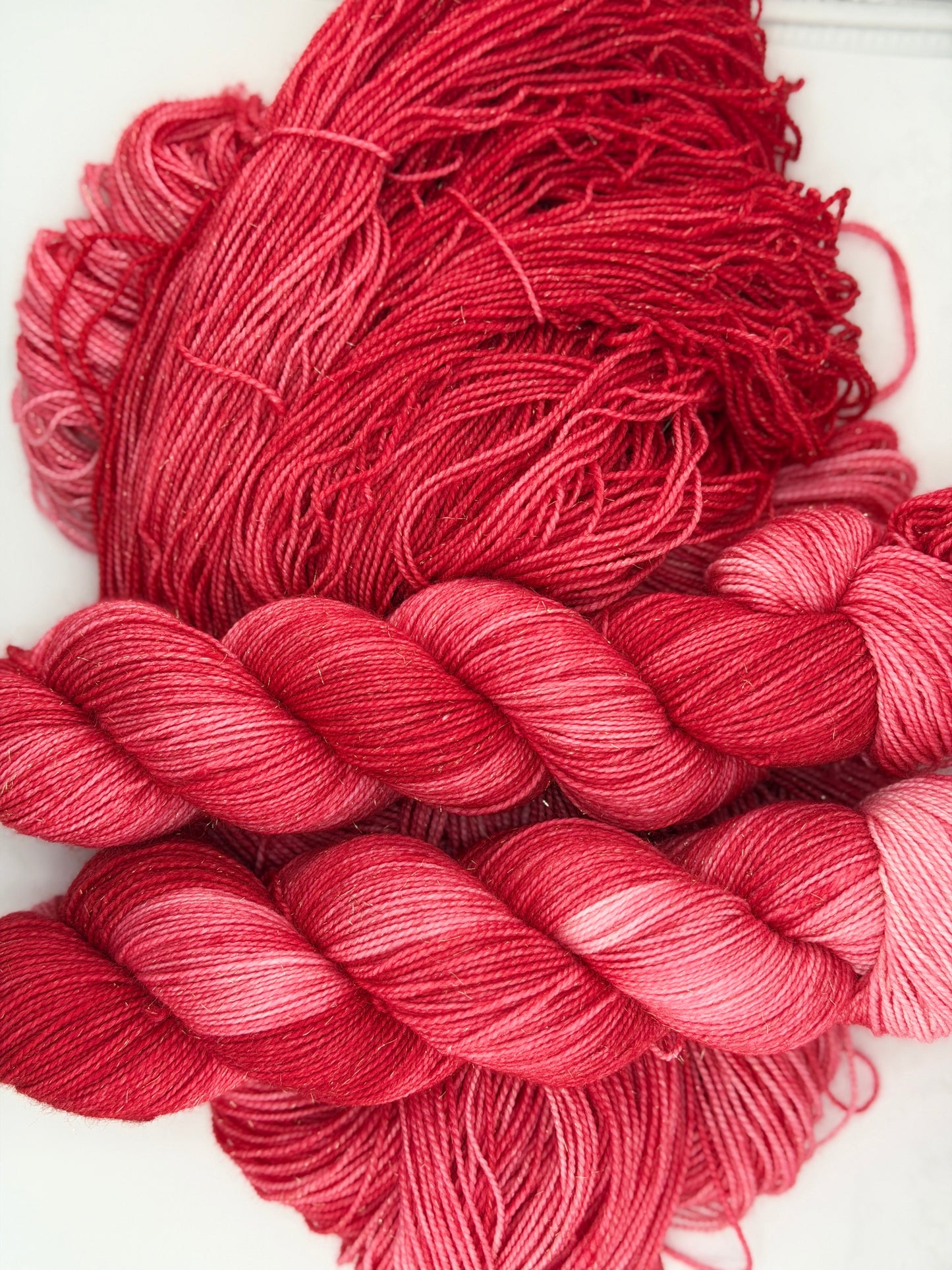 Raspberry Fizz by Yarnette Hand Dyed Yarns