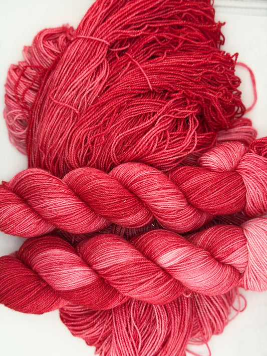 Raspberry Fizz by Yarnette Hand Dyed Yarns