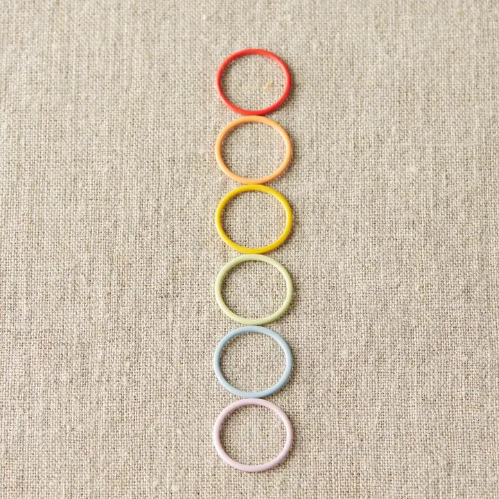 Cocoknits Colorful Ring Stitch Markers - Jumbo [Bundle of 10]