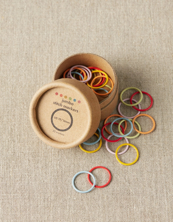 Cocoknits Colorful Ring Stitch Markers - Jumbo [Bundle of 10]