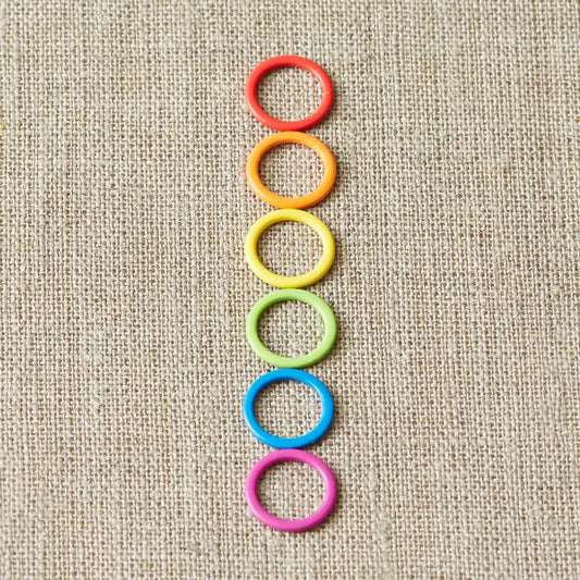 Cocoknits Colorful Ring Stitch Markers - Original [Bundle of 10]