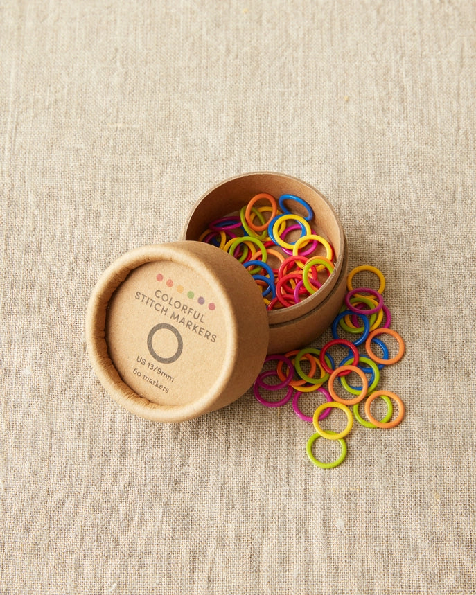 Cocoknits Colorful Ring Stitch Markers - Original [Bundle of 10]