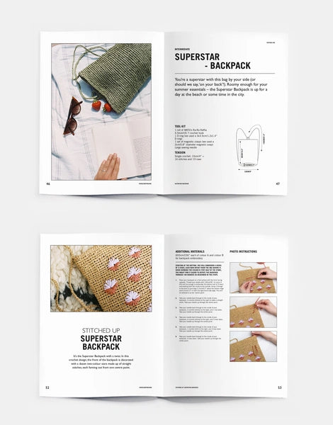 Wool and the Gang Raffia Crochet Pattern Book